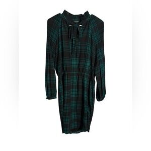 Ralph Lauren Black and Green Plaid Dress